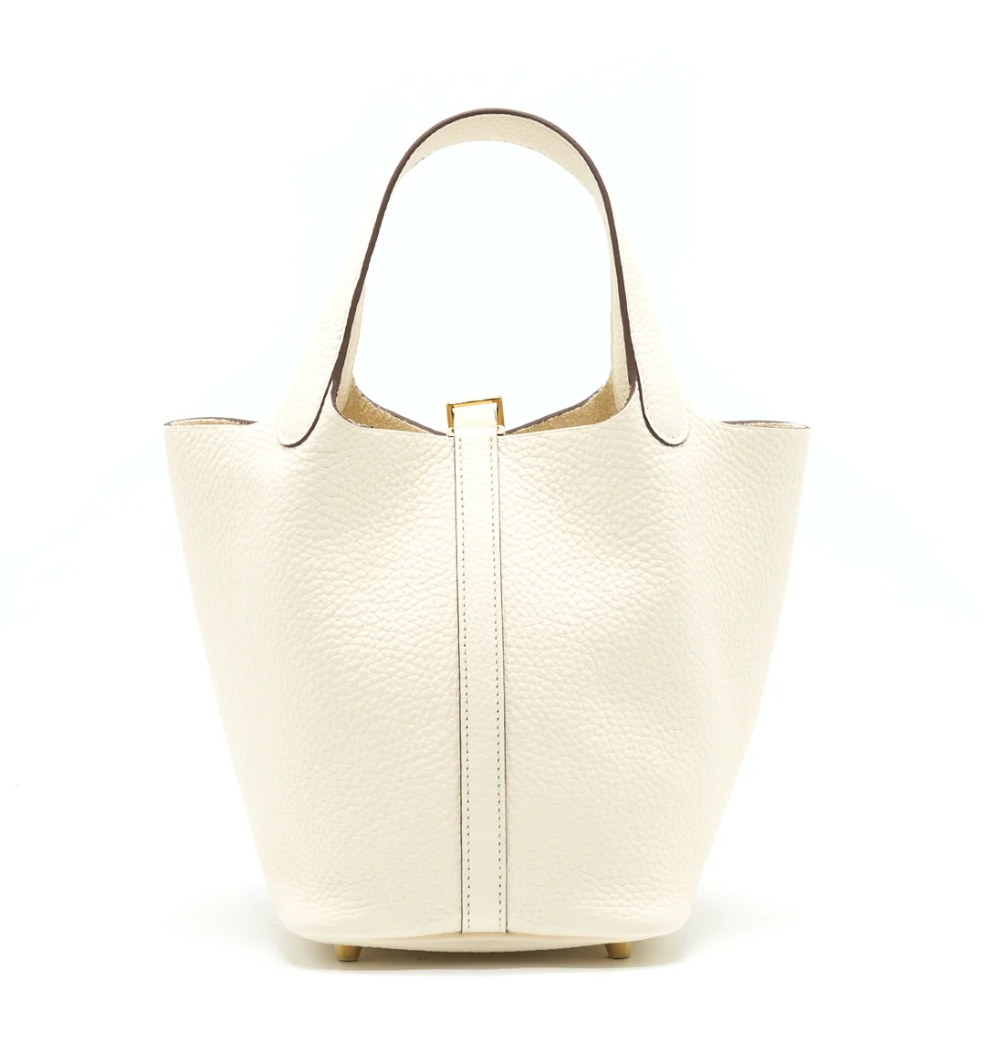 Hermes Picotin 18 MM Taurillon Clemence Nata Gold Hardware