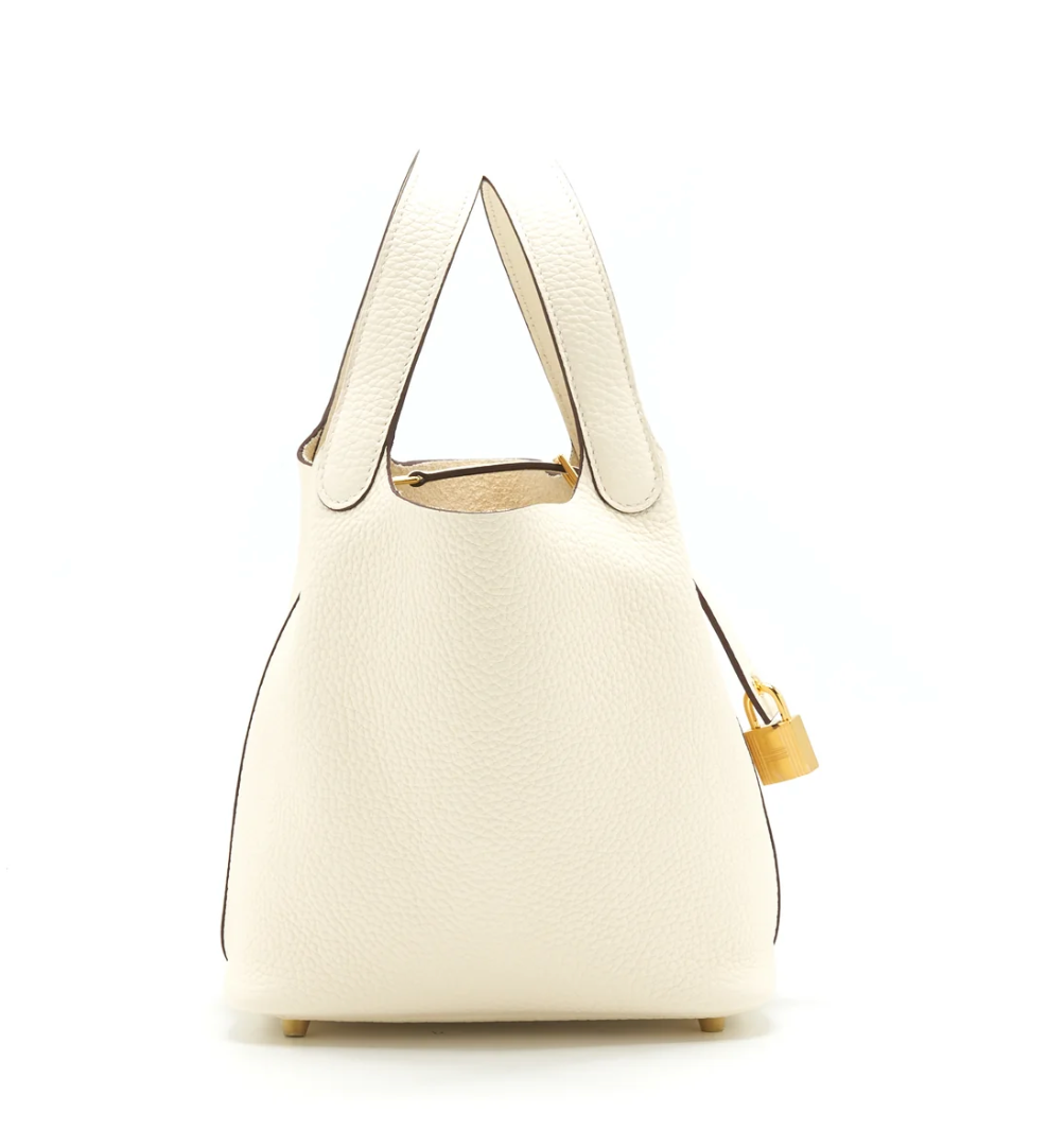 Hermes Picotin 18 MM Taurillon Clemence Nata Gold Hardware