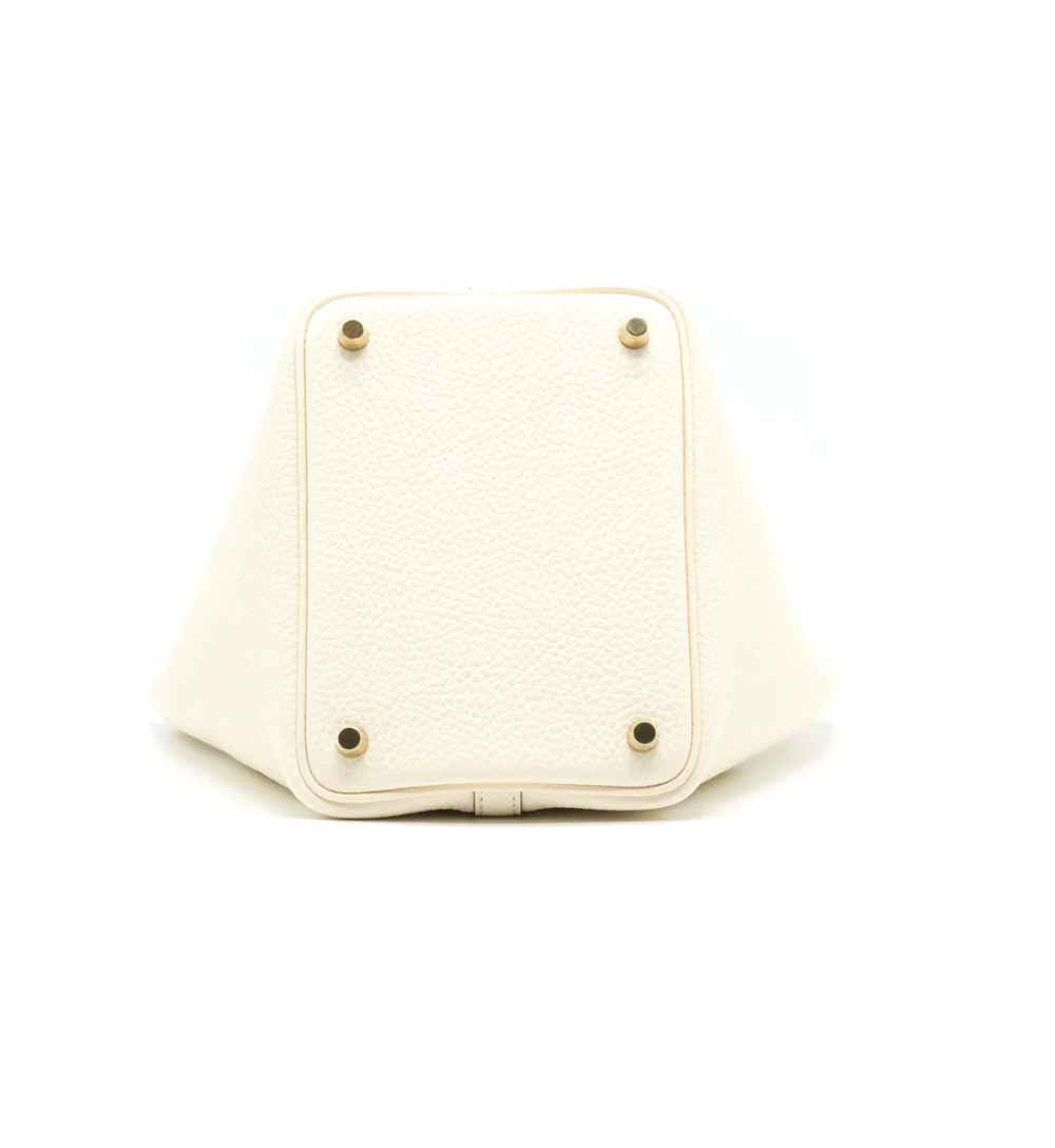 Hermes Picotin 18 MM Taurillon Clemence Nata Gold Hardware