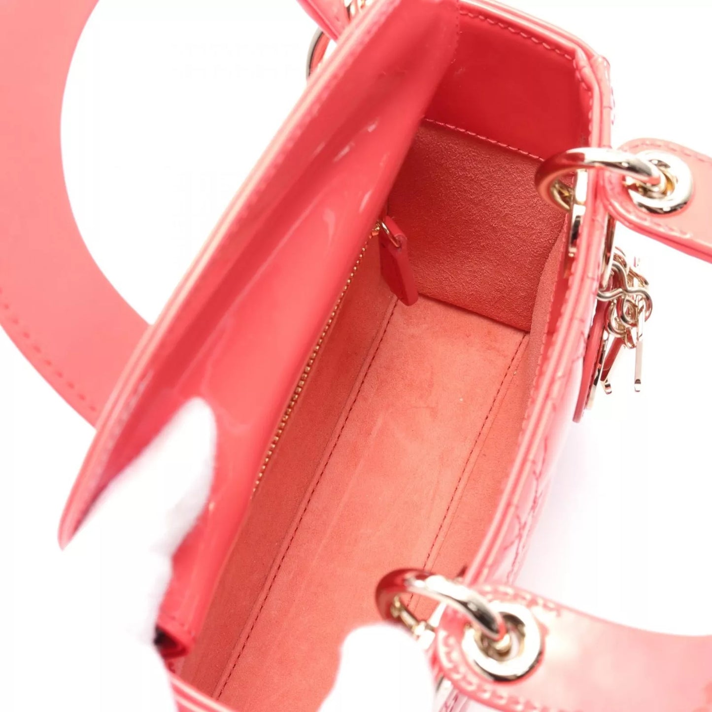 Christian Dior Lady Dior Mini Cannage Hand Crossbody Bag