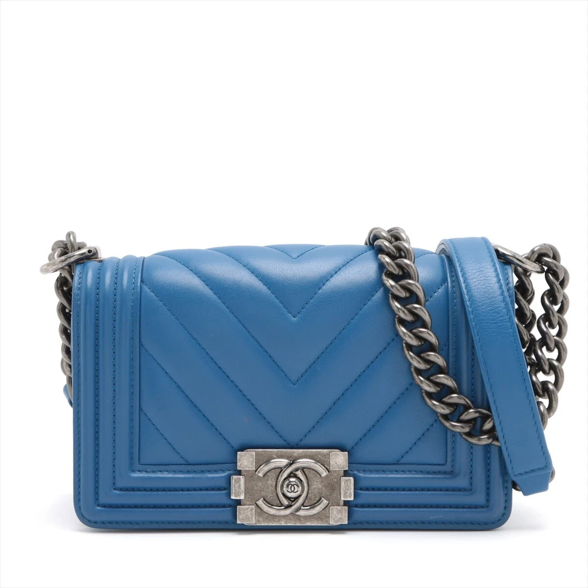 Chanel 20 Small Lambskin Chain Shoulder Bag