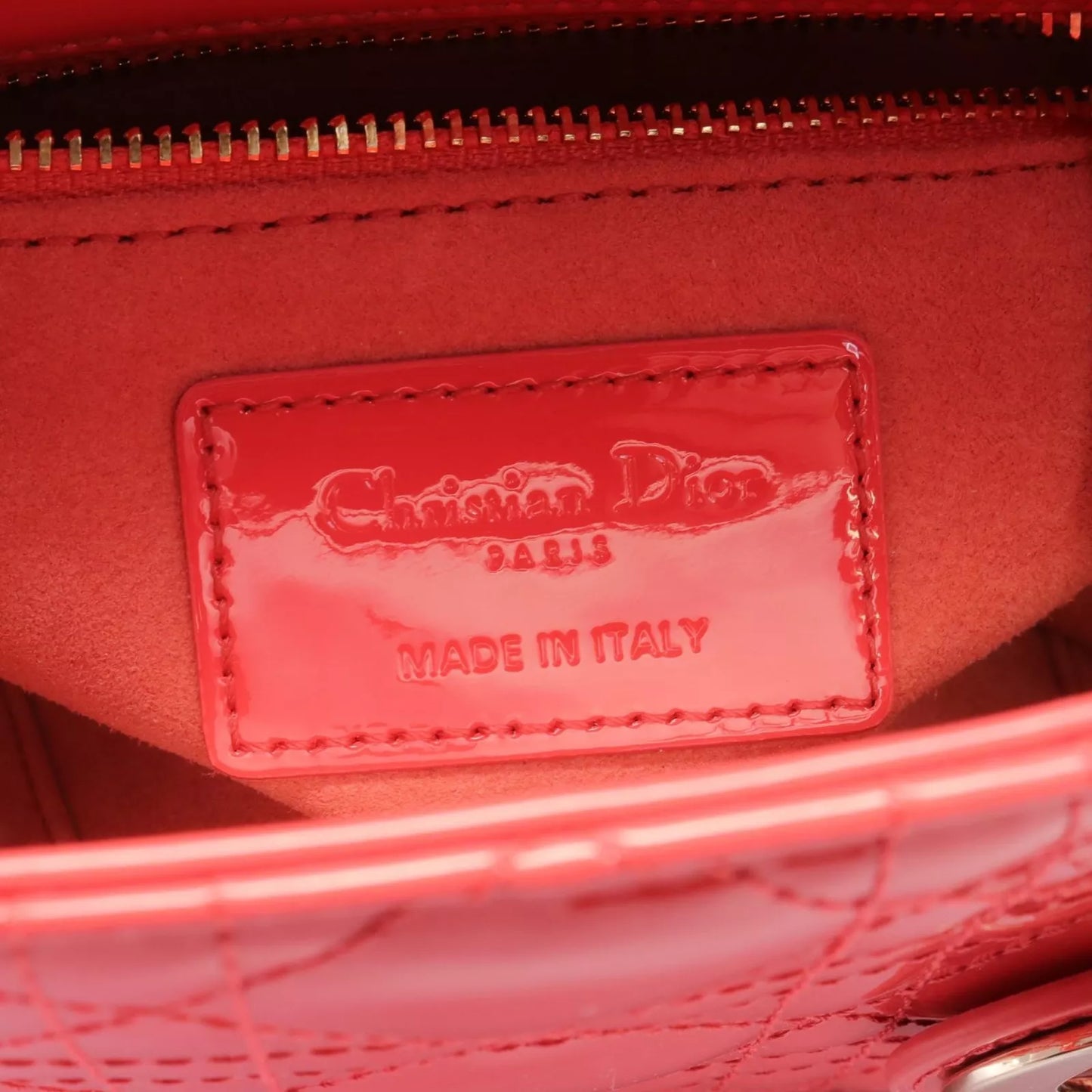 Christian Dior Lady Dior Mini Cannage Hand Crossbody Bag