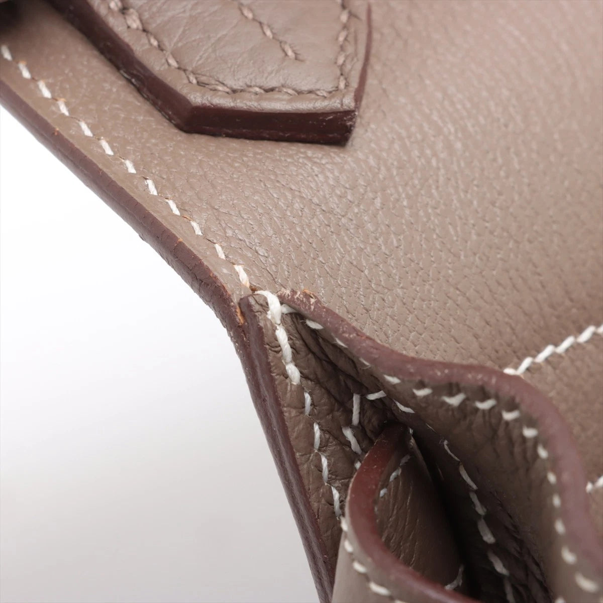 Hermès Jypsiere 28 Taurillon Clemence Etoupe Silver Hardware