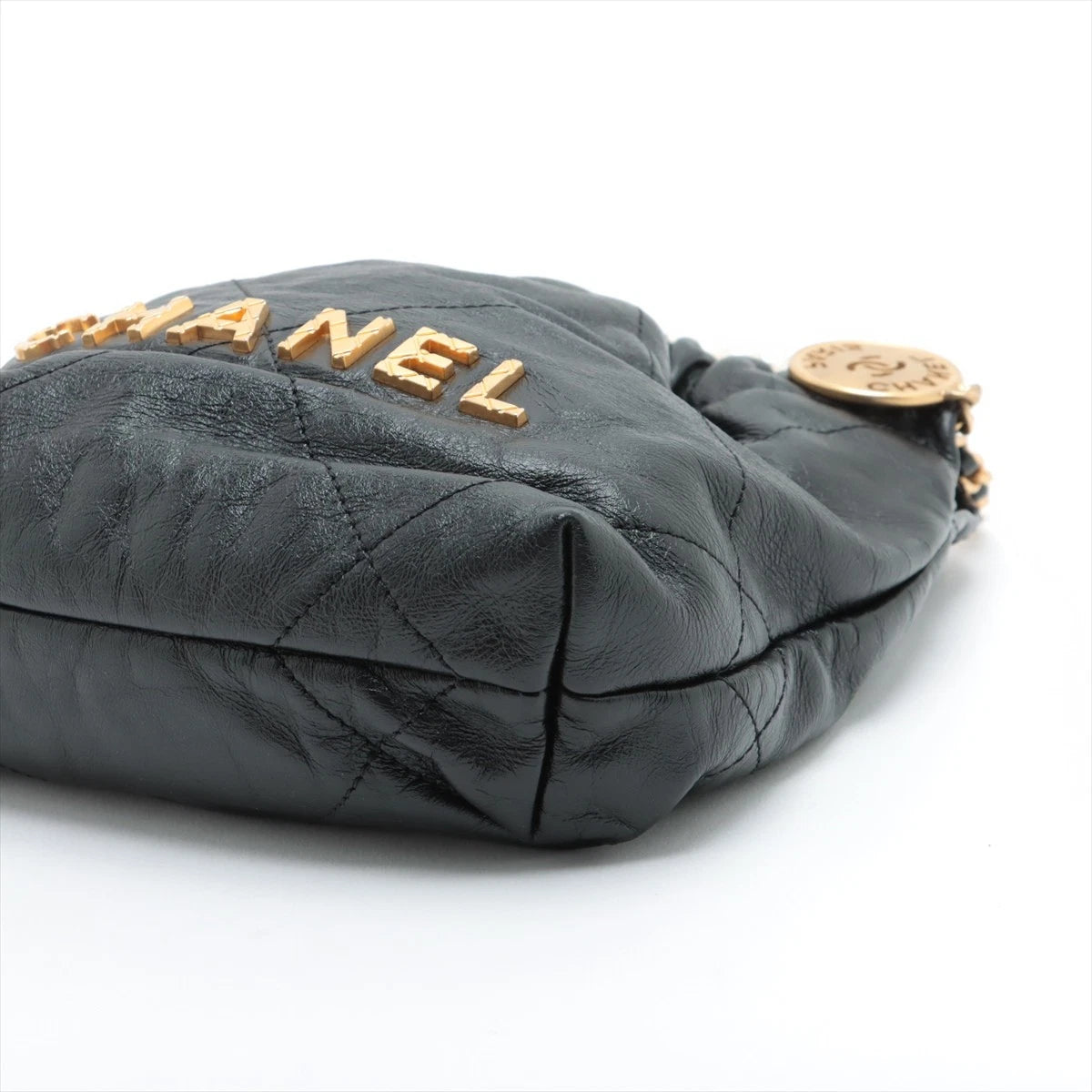 Chanel 22 Mini Leather Chain Shoulder Bag