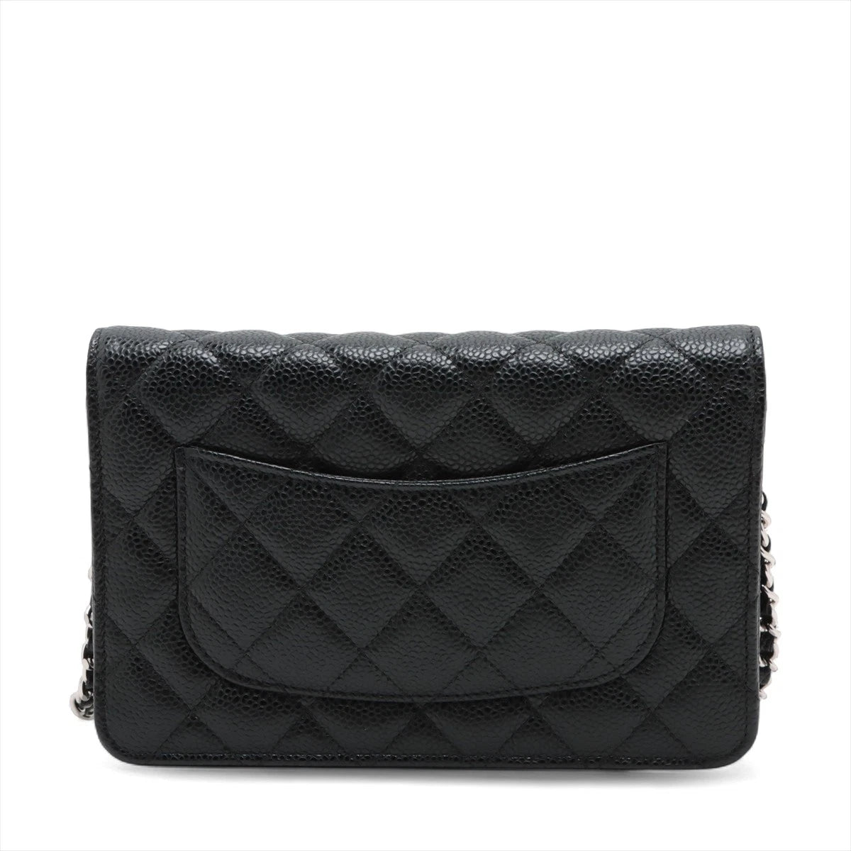 Chanel Matelasse Caviar Skin Wallet On Chain Lambskin