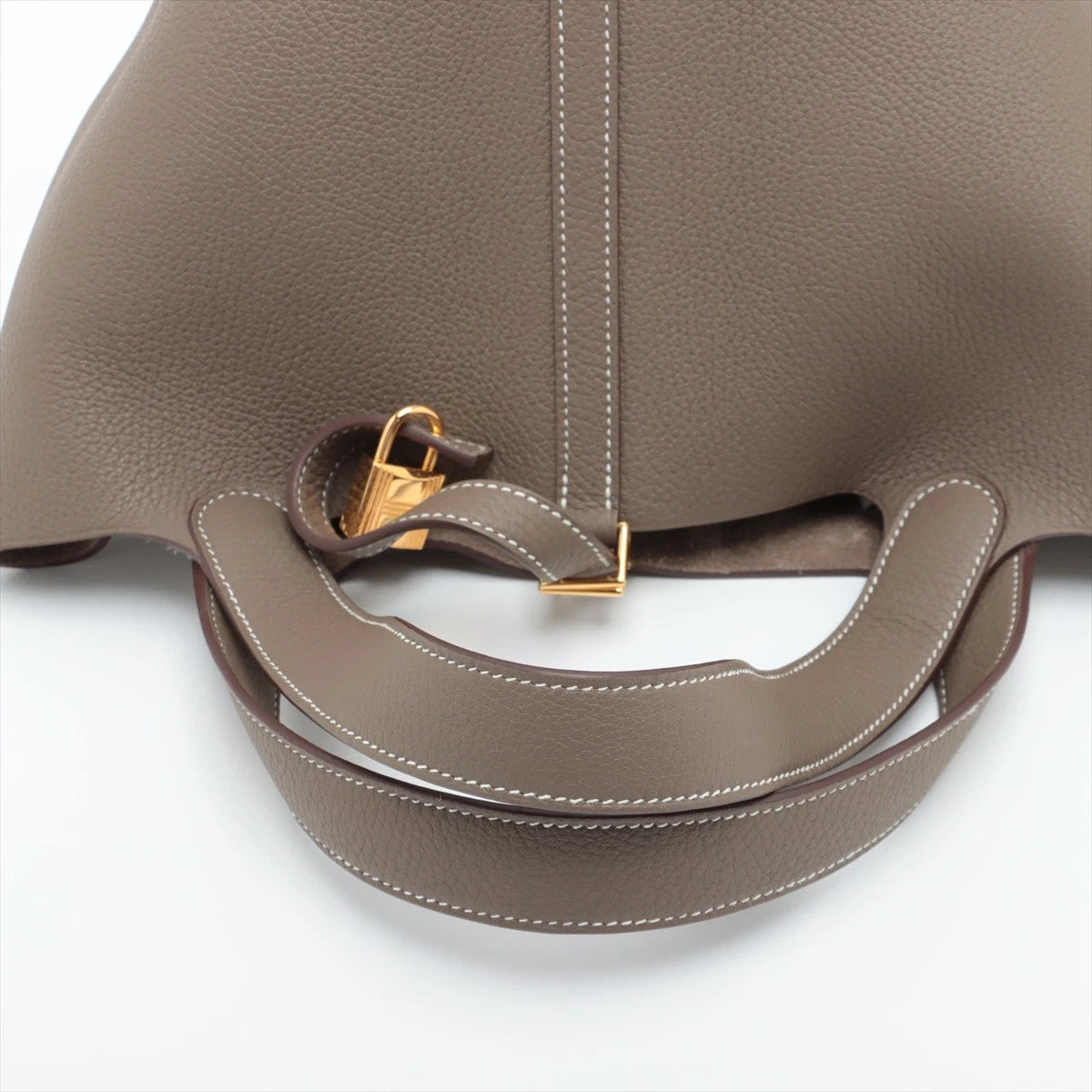 Hermes Picotin Rock 22 MM Taurillon Clemence Etoupe Gold Hardware