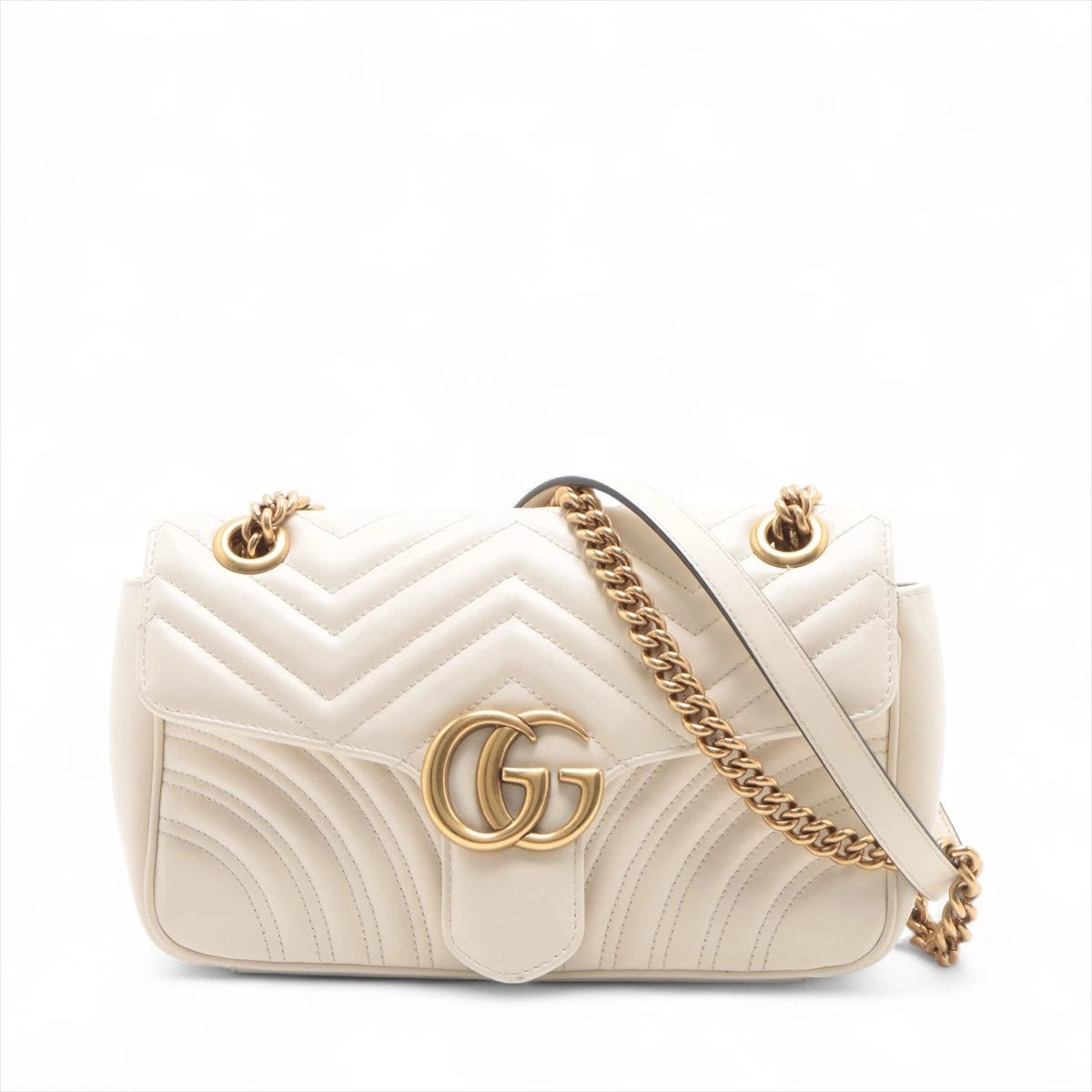 Gucci GG Marmont Leather Chain Shoulder Bag