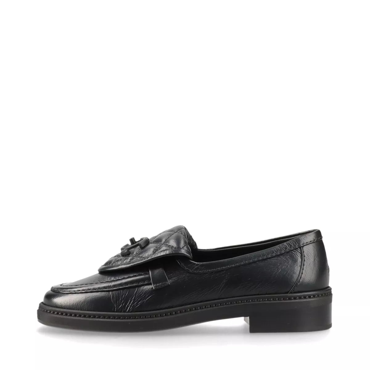 Chanel Coco Mark Turnlock 24S Leather Loafer