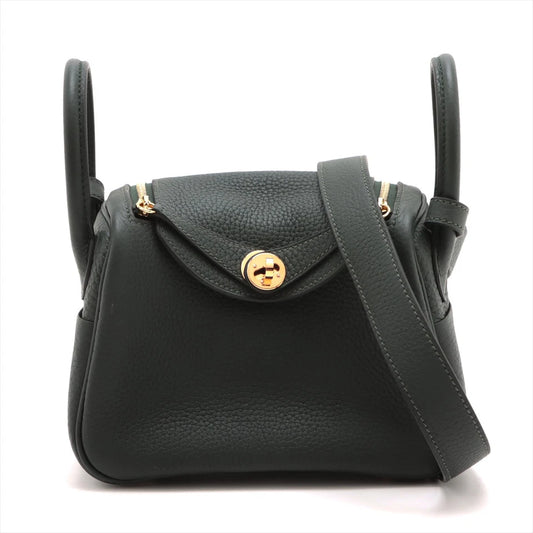 Hermès Lindy Mini 20 Taurillon Clemence Gold Hardware