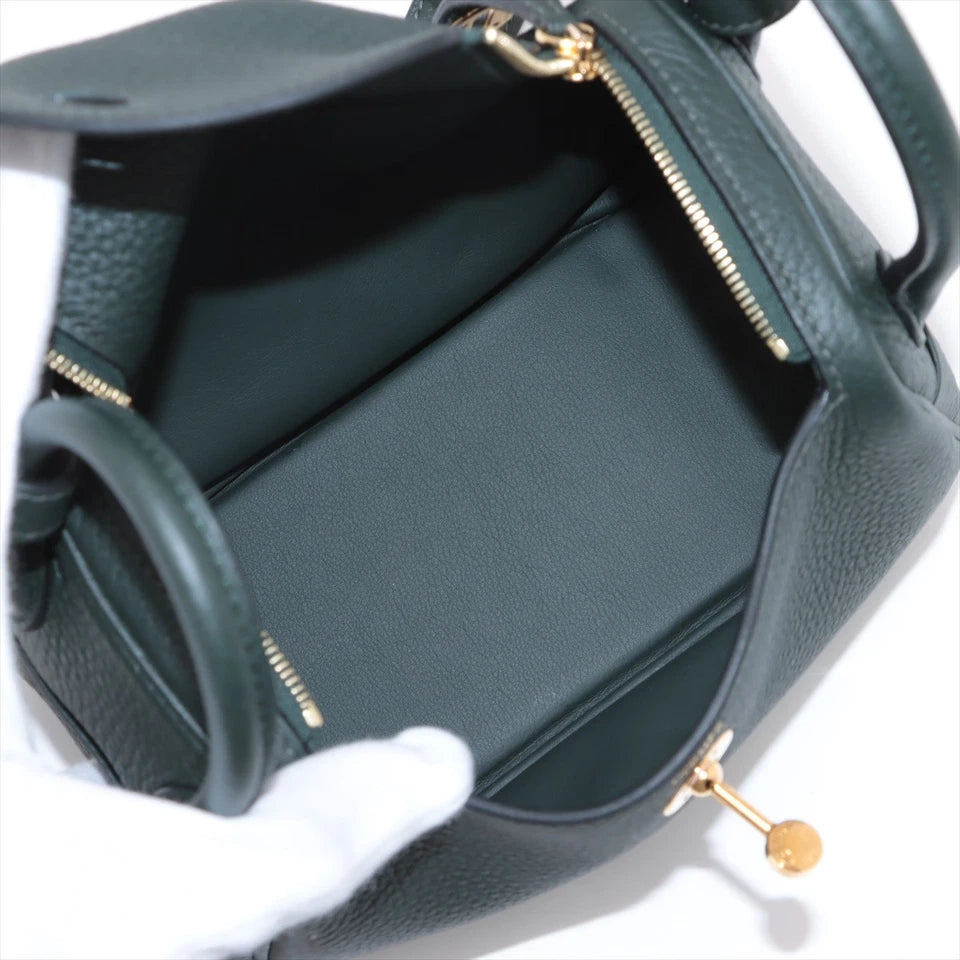 Hermès Lindy Mini 20 Taurillon Clemence Gold Hardware